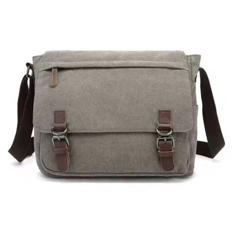 Canvasio plátěná canvas taška Losmile Šedá 20L