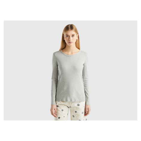 Benetton, Long Sleeve Pure Cotton T-shirt United Colors of Benetton