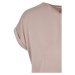 Ladies Modal Extended Shoulder Tee - duskrose