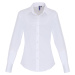Premier Workwear Dámská bavlněná košile s dlouhým rukávem PR344 Silver -ca. Pantone 428