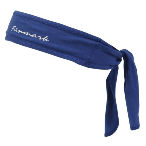 Finmark FUNCTIONAL HEADBAND Funkční čelenka, tmavě modrá, velikost