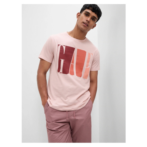 Růžové pánské tričko GAP