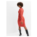 Bonprix BODYFLIRT pletené šaty s páskem Barva: Červená, Mezinárodní