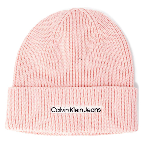 Calvin Klein Jeans INSTITUTIONAL BEANIE K60K610119 Růžová