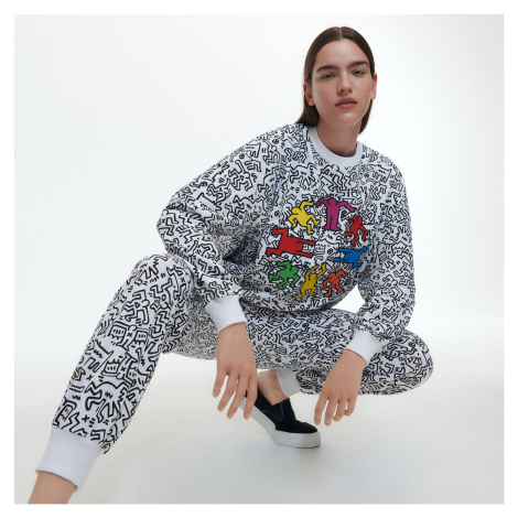 Reserved - Kalhoty Keith Haring - Vícebarevná