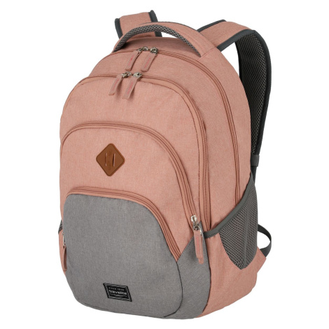 Travelite Basics Backpack Melange Rose/grey 22 L TRAVELITE-96308-17