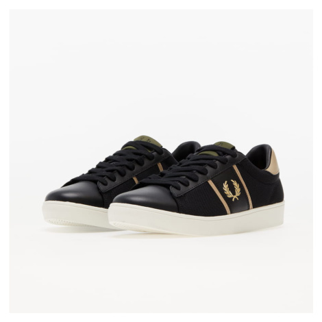FRED PERRY Spencer Mesh/ Leather black
