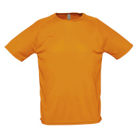 SOĽS Sporty Pánské triko s krátkým rukávem SL11939 Neon orange