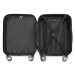 KONO kabinový kufr na kolečkách - ABS - 41L - černý