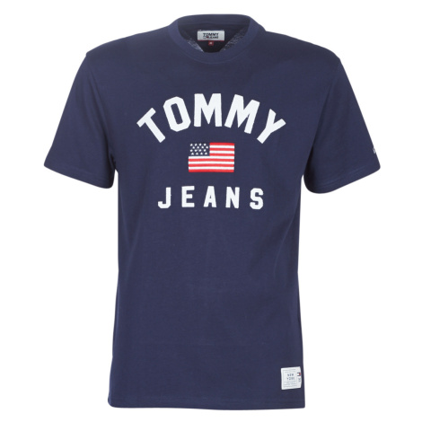 Tommy Jeans TJM USA FLAG TEE Modrá Tommy Hilfiger
