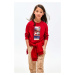 Dětská bavlněná košile s dlouhým rukávem Mayoral červená barva