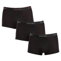 3PACK pánské boxerky Calvin Klein černé (NB4076A-Q6A)