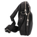 Pánská kožená taška přes rameno Lagen Vitte - černá