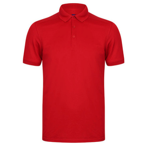 Henbury Pánské funkční polo tričko H460 Red