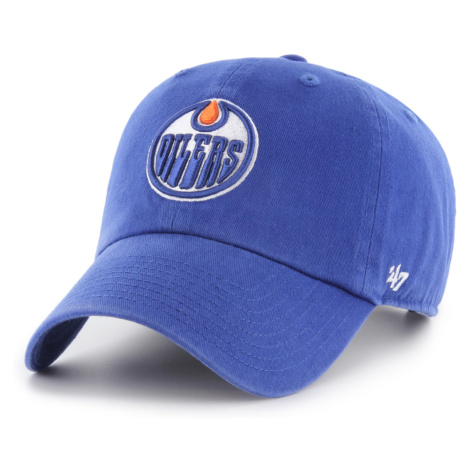 Edmonton Oilers čepice baseballová kšiltovka 47 CLEAN UP NHL blue 47 Brand