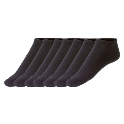 LIVERGY® Pánské nízké ponožky, 7 párů (černá)