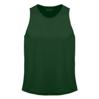 Just Cool Unisex sportovní tílko JC007 Bottle Green