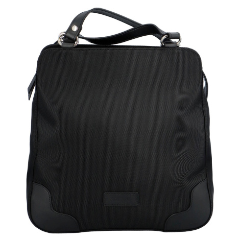 Lehká dámská textilní kabelka/batoh Ninon, černá Katana
