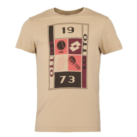 Lotto SUPRA VII TEE Pánské tričko, béžová, velikost