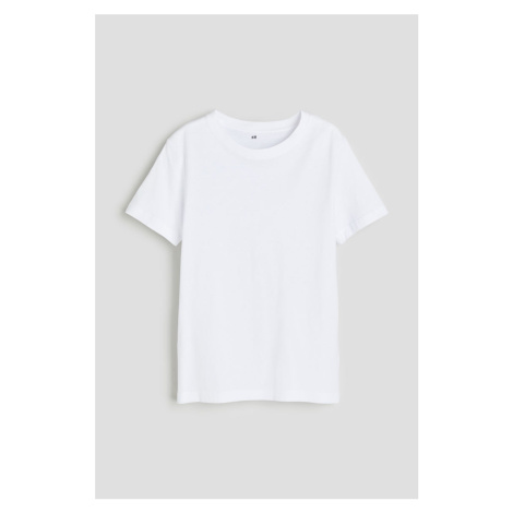 H & M - Bavlněné tričko - bílá H&M