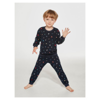 Pyjamas Cornette Young Boy 762/143 Cosmos length/r 134-164 navy blue
