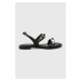 Kožené sandály MICHAEL Michael Kors Wren dámské, černá barva