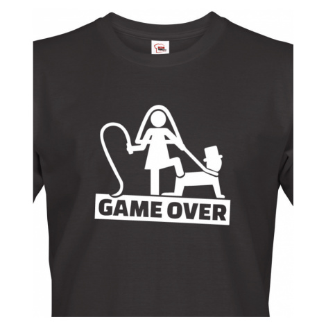 Pánské tričko na rozlučku Game Over 3 BezvaTriko