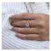 OLIVIE Stříbrný prsten OLIVIE s kubickým zirkonem 1272
