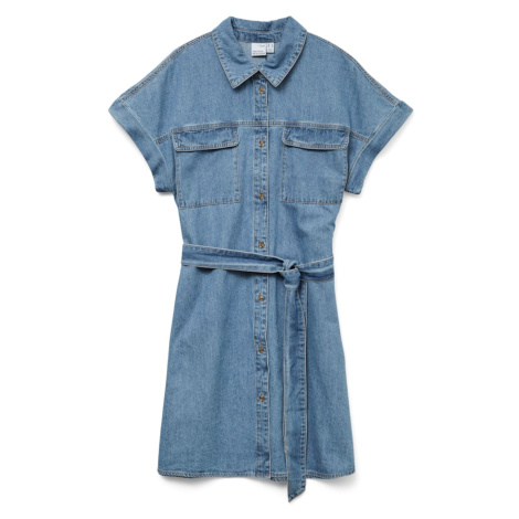 VERO MODA Košilové šaty 'VMNotus' modrá džínovina