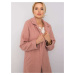 Špinavě růžový buclé kabát od Paquita RUE PARIS