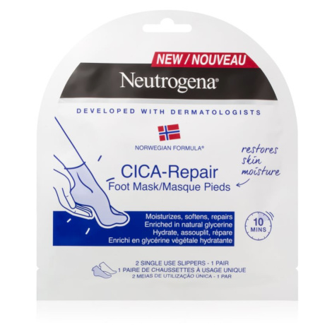 Neutrogena Norwegian Formula® CICA Repair hydratační maska na nohy