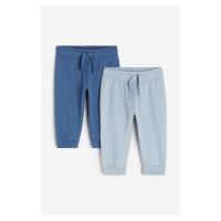 H & M - Kalhoty jogger 2 kusy - modrá