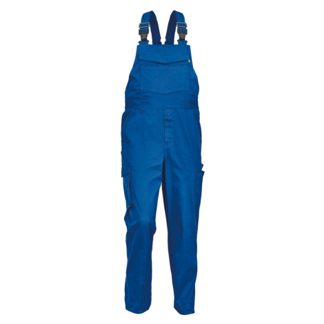 Cerva Telde Pánské pracovní kalhoty s laclem 03530003 royal modrá Červa