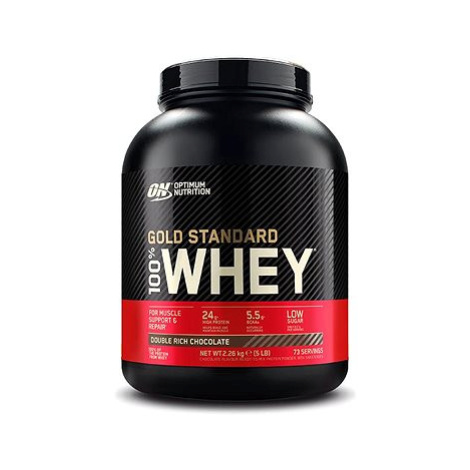Optimum Nutrition Protein 100% Whey Gold Standard 2267 g, dvojitá čokoláda