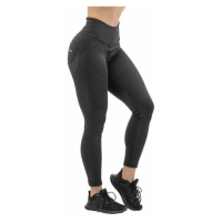 Nebbia High Waist & Lifting Effect Bubble Butt Pants Black Fitness kalhoty