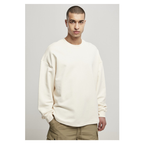 Pánský pulovr // Urban classics Organic Oversized Boxy Crew whitesand