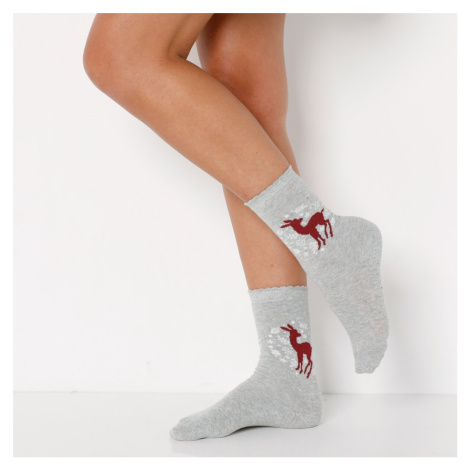 Sada 5 párů ponožek s vánočními motivy Blancheporte