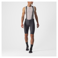 CASTELLI Cyklistické kalhoty krátké s laclem - FREE AERO RC - šedá