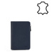 Trendová pánská kožená peněženka VUCH Hank, tmavě modrá