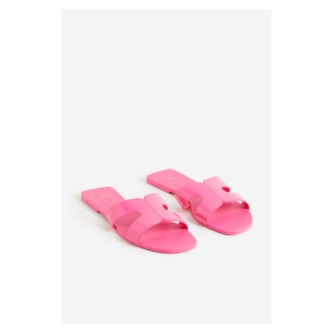 H & M - Pantofle - růžová H&M