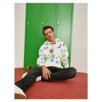 Koton Graffiti Printed Sweatshirt Hoodie