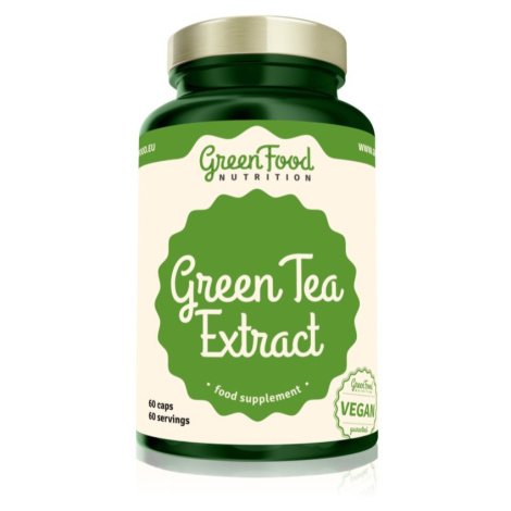 GreenFood Nutrition Green Tea Extract kapsle pro detoxikaci organismu a podporu imunity 60 cps