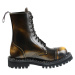 boty kožené unisex - 10 dírkové - STEADY´S - STE/10_yellow/black