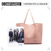 Růžová dámská elegantní kabelka pro formáty A4 Aara Lulu Bags