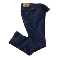 Tmavě modré džíny rovného střihu Regular