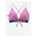 Světle fialový dámský horní díl plavek Calvin Klein Underwear