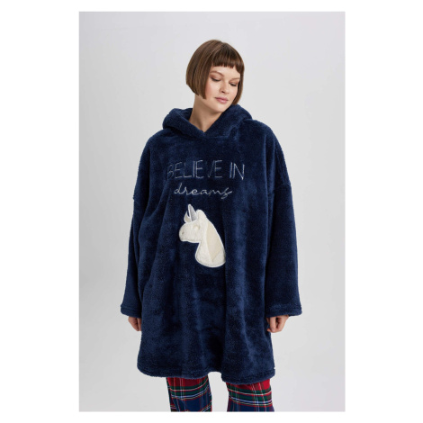 DEFACTO Oversize Fit Hooded Robe