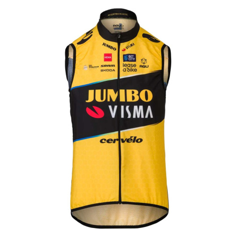 AGU Cyklistická vesta - JUMBO-VISMA 2023 - černá/žlutá