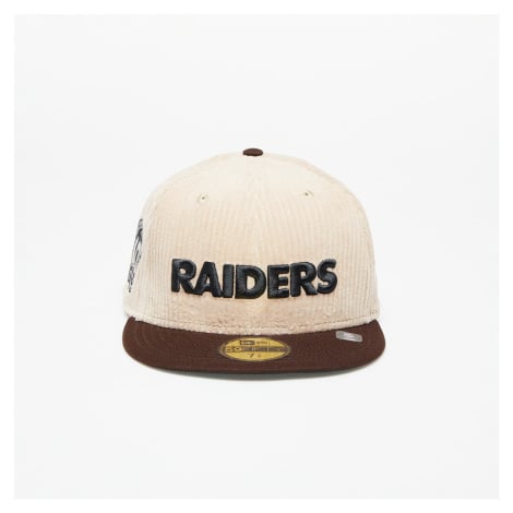 New Era Las Vegas Raiders 59FIFTY Fall Cord Fitted Cap Brown
