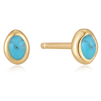 Ania Haie E044-01G Earrings - Turquoise Wave